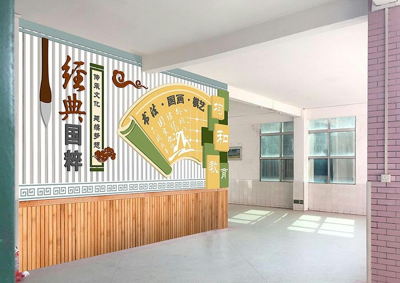 河北中小學(xué)校園文化展板設(shè)計(jì)_石家莊博采廣告